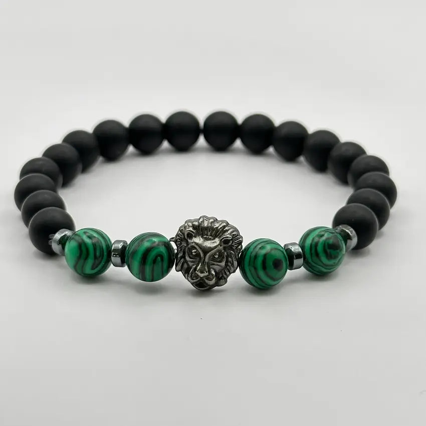 Malachite lion