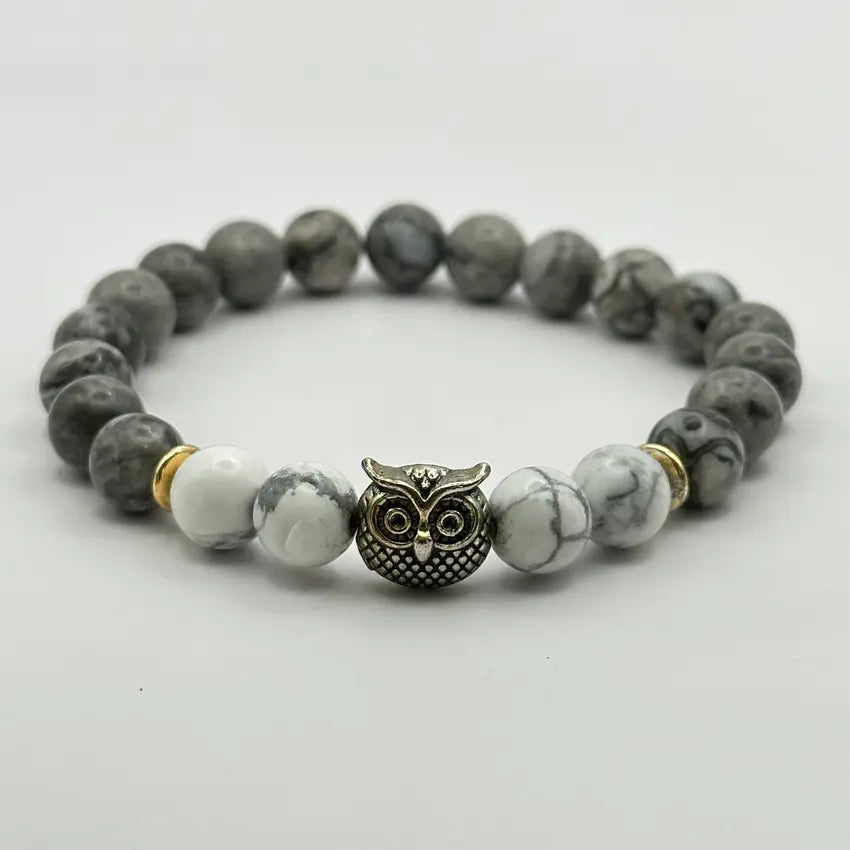 Howlite owl