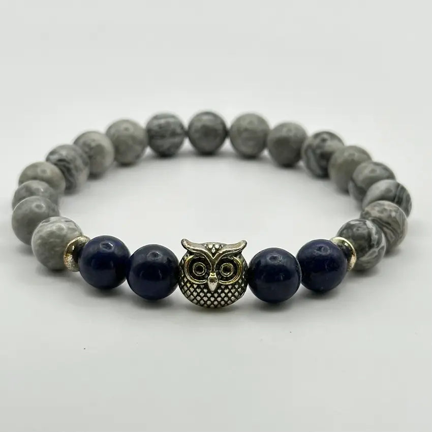 Deep blue owl